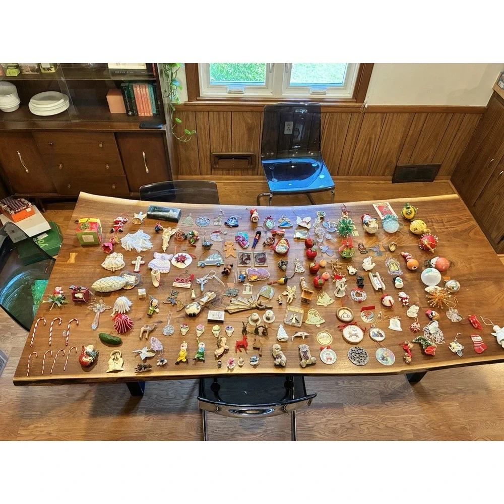 Huge Lot Of Vintage Christmas Ornaments & Figurines 50s 60s 70s 80s